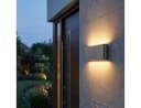 hofstein Außen-Wandleuchte Metall/Kunststoff Anthrazit/Weiß LED IP54 Bild 3