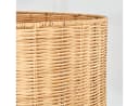hofstein Stehlampe Holzfuß Rattan Boho-Style Skandinavisch Bild 3