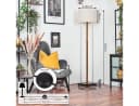 hofstein Stehlampe Holzfuß Stoffschirm Boho-Style Skandinavisch Bild 4