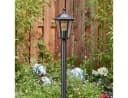 hofstein Pollerleuchte Wegeleuchte Metall/Glas Schwarz/Klar IP44 Gartenlampe E27 Bild 3