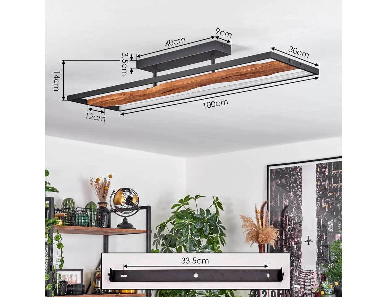 hofstein Deckenleuchte dimmbar LED 48 Watt 6600 Lumen - Bild 5