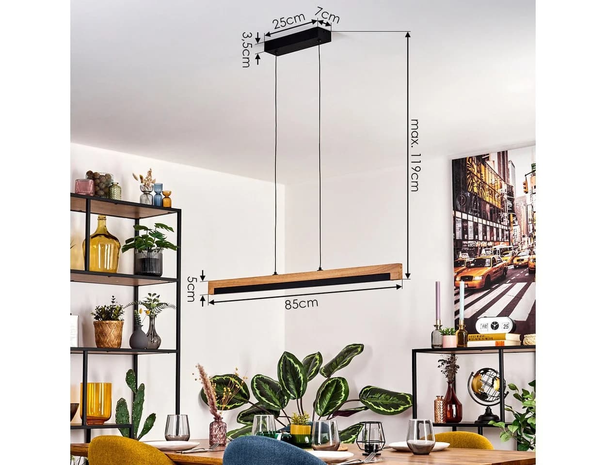 hofstein Hängeleuchte LED 24W 2800 Lumen 3000 Kelvin - Bild 4