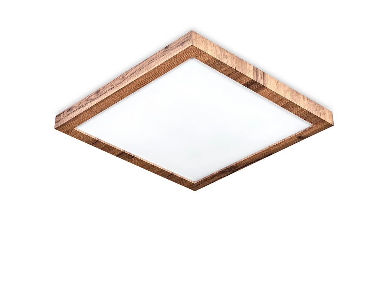 hofstein Deckenleuchte Schwarz Holzoptik Weiß LED - Bild 2