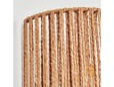 hofstein Wandleuchte Boho-Design Metall/Seil/Bast Schwarz/Natur E27 Bild 3