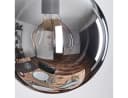 hofstein Hängeleuchte Moderne Esszimmer Hängelampe Metall/Glas Schwarz/Rauchfarben Bild 3