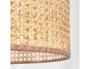 hofstein Stehlampe Boho-Style Holz/Wienergeflecht Beige Bild 4