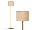 hofstein Stehlampe Skandinavisches Design Holz Seegras Beige Bild 2