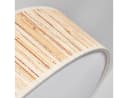 hofstein Deckenleuchte Boho Design Metall Binsenstroh Beige Weiß E27 Bild 3
