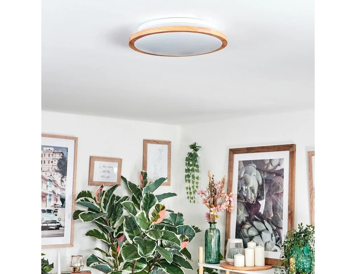 hofstein Deckenleuchte Boho-Design 30,5 cm LED 16 Watt