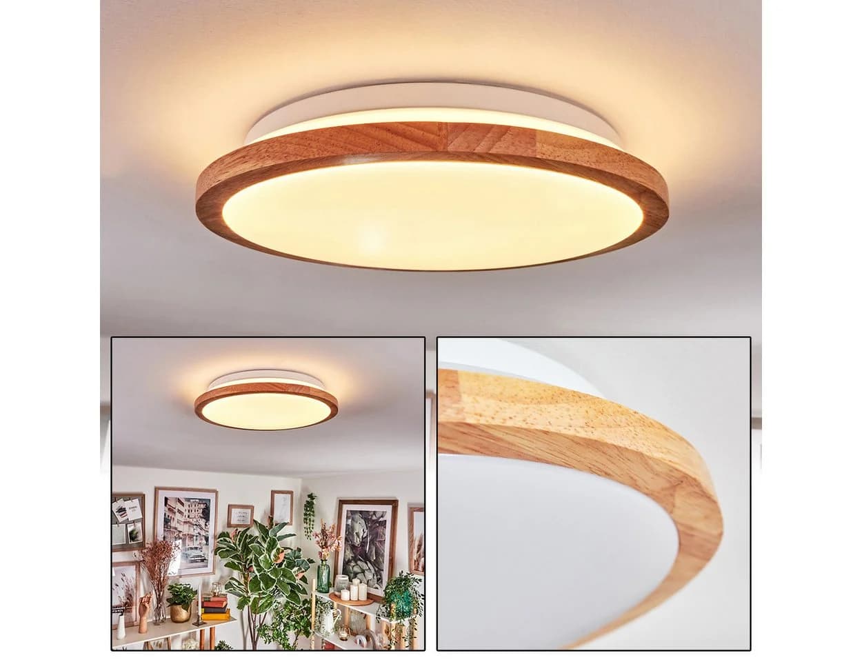 hofstein Deckenleuchte Boho-Design 30,5 cm LED 16 Watt - Bild 2
