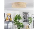 hofstein Deckenleuchte dimmbar LED Retro/Boho Weiß/Bambus Bild 5