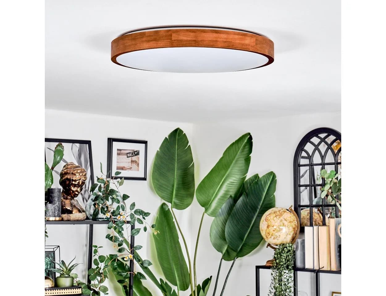 hofstein Deckenleuchte Boho-Design Holz Kunststoff - Bild 5