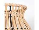 hofstein Stehlampe Bambus Boho-Style E27 Schwarz Bild 5