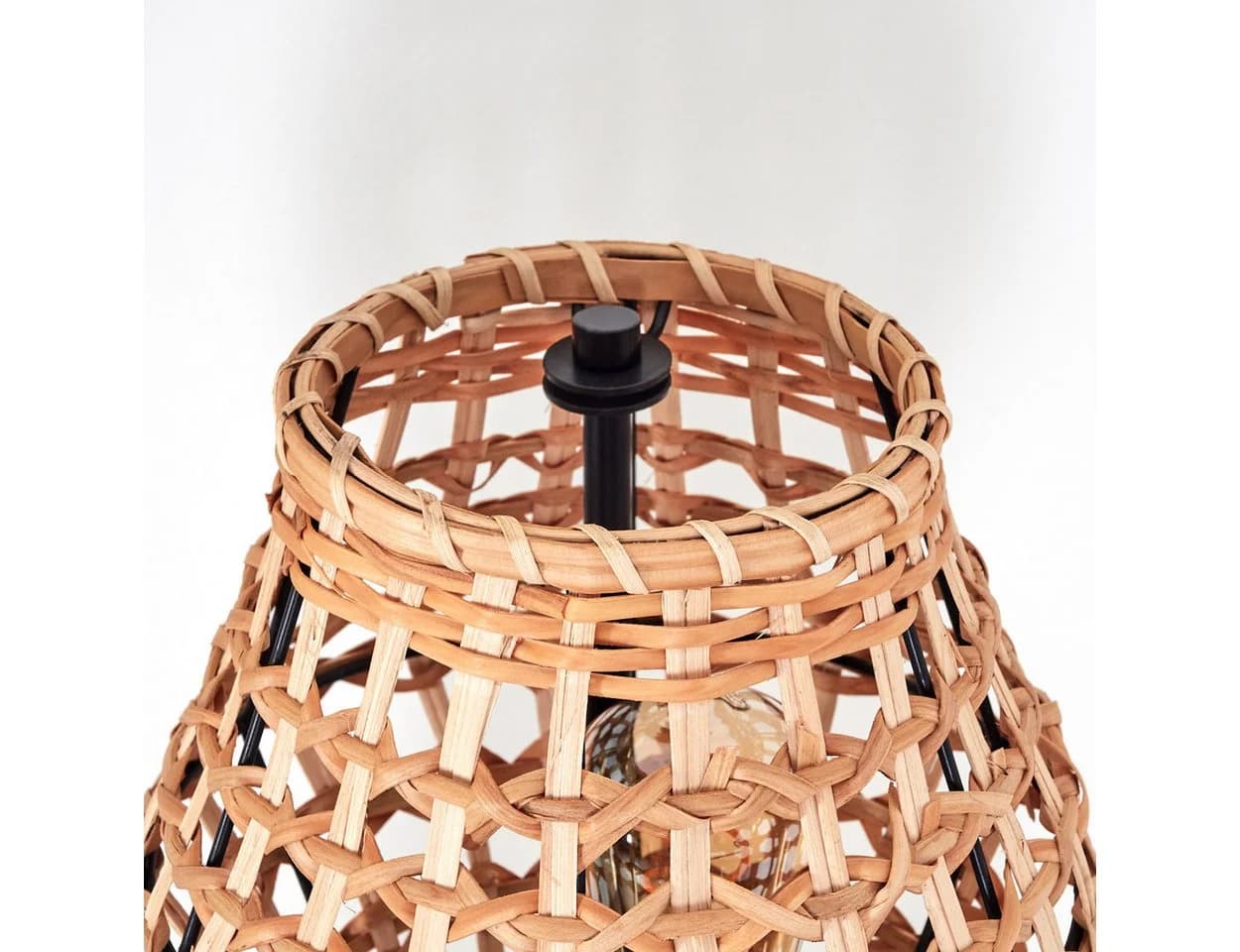 hofstein Stehlampe Skandinavisch Rattan Boho-Style - Bild 5