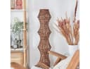 hofstein Stehlampe Boho-Style Rattan Schwarz/Braun Bild 1