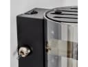 hofstein Wandleuchte Schwarz/Grau Metall/Glas Modern Up&Down Bild 3
