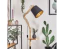 hofstein Stehlampe Boho Design Holz Metall Stoff Bild 1
