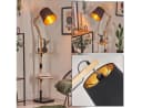 hofstein Stehlampe Boho Design Holz Metall Stoff Bild 2