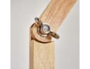 hofstein Stehlampe Boho Design Holz Metall Stoff Bild 3