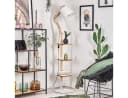 hofstein Stehlampe Boho-Design Holz Metall Stoff verstellbar Bild 1