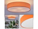 hofstein Deckenleuchte Modern Metall/Stoff Orange/Weiß E27 Bild 2