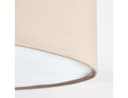 hofstein Deckenleuchte Boho-Design Metall/Stoff Beige/Weiß E27 Bild 3