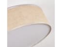 hofstein Deckenleuchte Boho-Design Metall Papiergeflecht Nickel Beige Bild 3