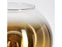 hofstein Tischleuchte Metall/Glas Schwarz/Gold Retro Bild 3
