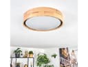 hofstein Deckenleuchte Boho-Design Weiß Metall/Holz/Kunststoff dimmbar Bild 5