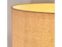 hofstein Hängeleuchte Modern Beige Weiß Metall Stoff Bild 3