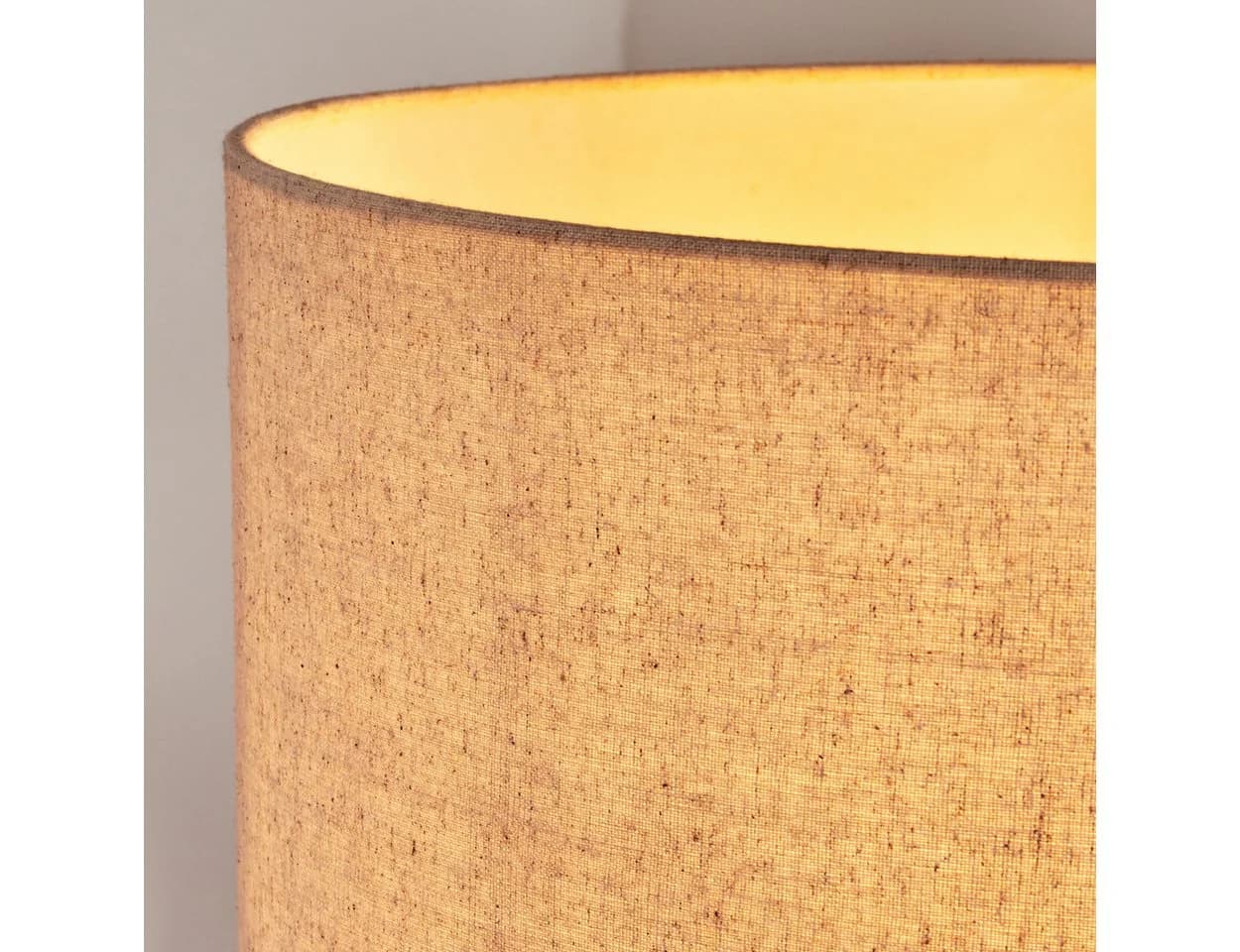 hofstein Hängeleuchte Modern Beige Weiß Metall Stoff - Bild 3
