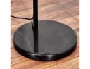 hofstein Bogenlampe Stehlampe Schwarz/Grün Marmorfuß E27 Bild 3