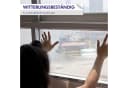 INDIGOS UG Fensterfolie Sonnenschutz Sichtschutzfolie Streifen Bild 3