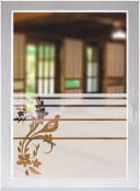 INDIGOS UG Fensterfolie FloraDekor Satin – Blickdicht & Satiniert Bild 2