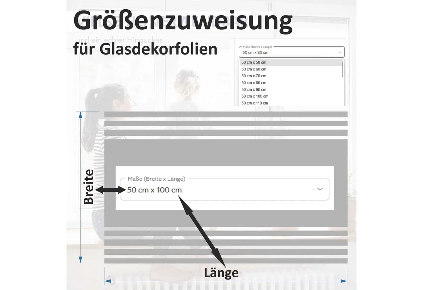 INDIGOS UG Fensterfolie FrostLine Satiniert Sichtschutz für Dusche & Bad