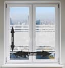 INDIGOS UG Fensterfolie FrostLine Satiniert Sichtschutz für Dusche & Bad Bild 2