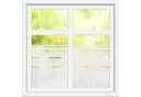 INDIGOS UG Fensterbild Dynamische Streifen G96 Silber Satiniert Glasdekorfolie Bild 2