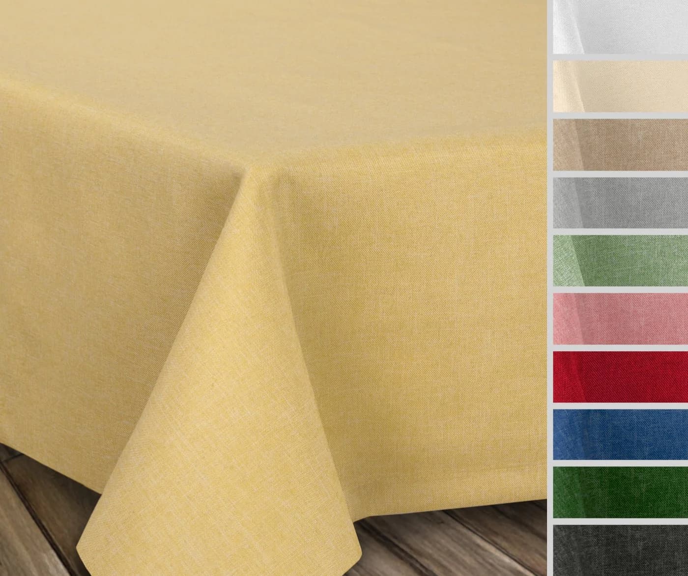 Beautex Tischdecke Fleckenabweisend Bügelfrei Leinenoptik - Bild 2