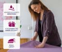 Beautex Tischdecke Fleckenabweisend Leinenoptik Hell-Lila Bild 3