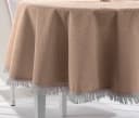 Beautex Tischdecke Garten Balkon Terrasse Camping Wetterfest Uni Weiß Beige Bild 2