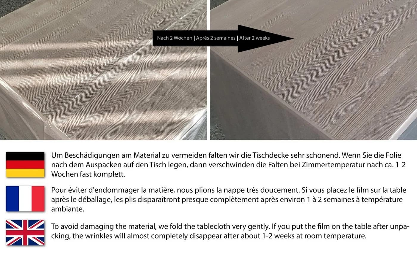 Beautex Transparente Tischdecke PVC Klarsicht Folie 0,30 mm - Bild 3