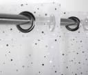 Beautex Ösengardine Transparent mit Glitzer Sternen 140x260 cm Bild 1