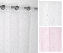 Beautex Ösengardine Transparent mit Glitzer Sternen 140x260 cm Bild 2
