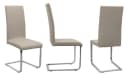 Beautex Stuhlhusse 2er Set Jersey Beige Elastisch Bild 1