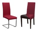 Beautex Stuhlhusse 2er Set Jersey Stretch-Husse Baumwolle Bordeaux Bild 2