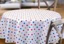 Beautex Wachstuchtischdecke Weiß Bunt PVC abwischbar Bild 1