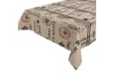 Beautex Wachstuchtischdecke glatt Braun abwischbar Garten Bild 2