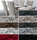 Beautex Stuhlhusse Antonella Universal Stretch Schwarz Marmor Bild 5