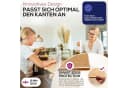 Beautex Tischdecke Glasklar Folie 2 mm + abgeschrägte Kante, transparente Tischdecke Bild 3