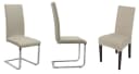 Beautex Stuhlhusse Jersey 6er Set Beige Baumwolle Stretch Bild 1